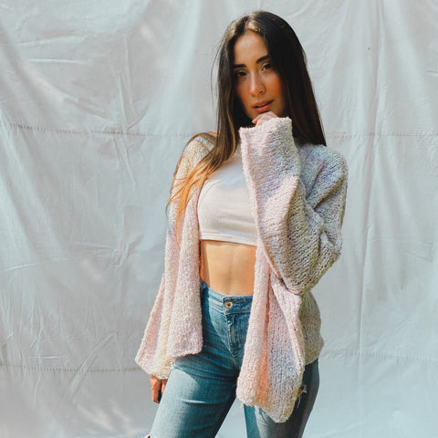 Olivia Cardigan - Pastel Lavender