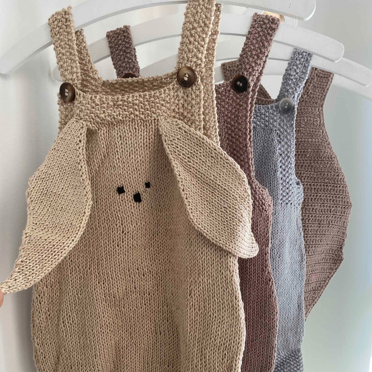 Bunny Baby Romper - Oatmeal