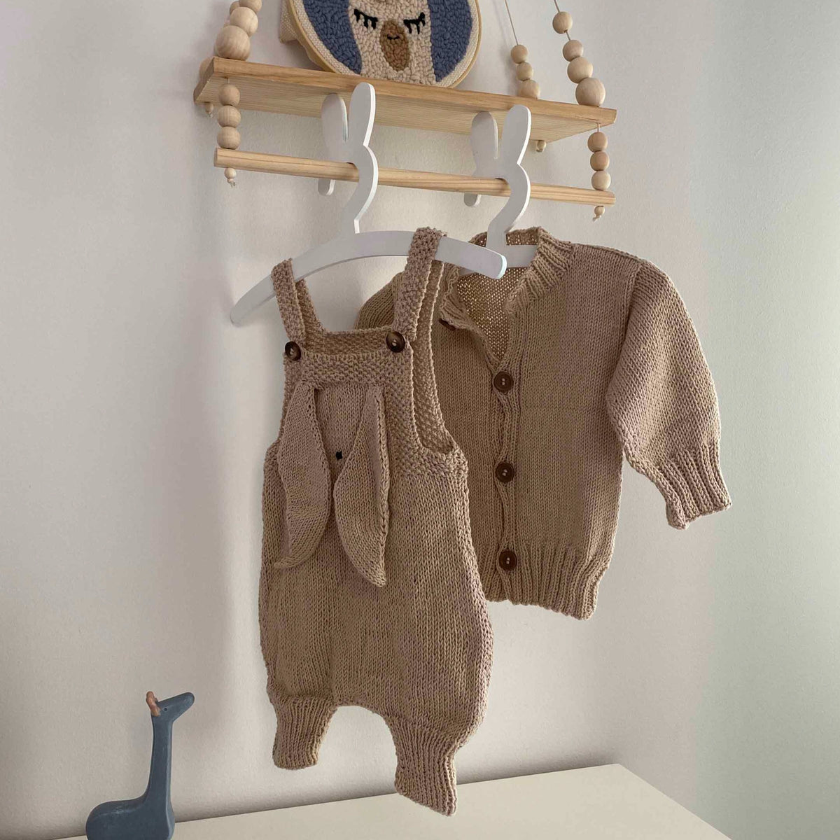 Bunny Baby Romper - Oatmeal