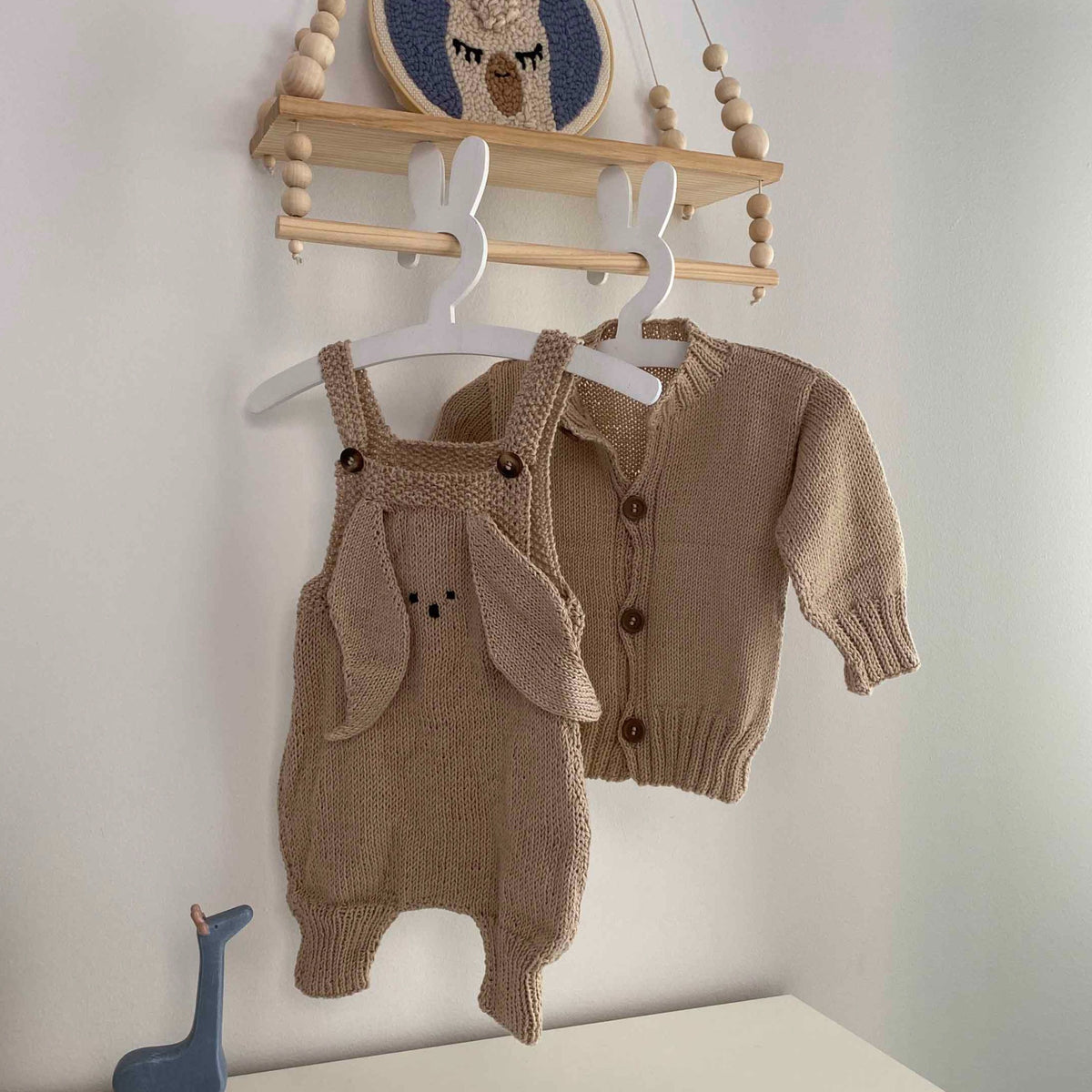 Bunny Baby Romper - Oatmeal