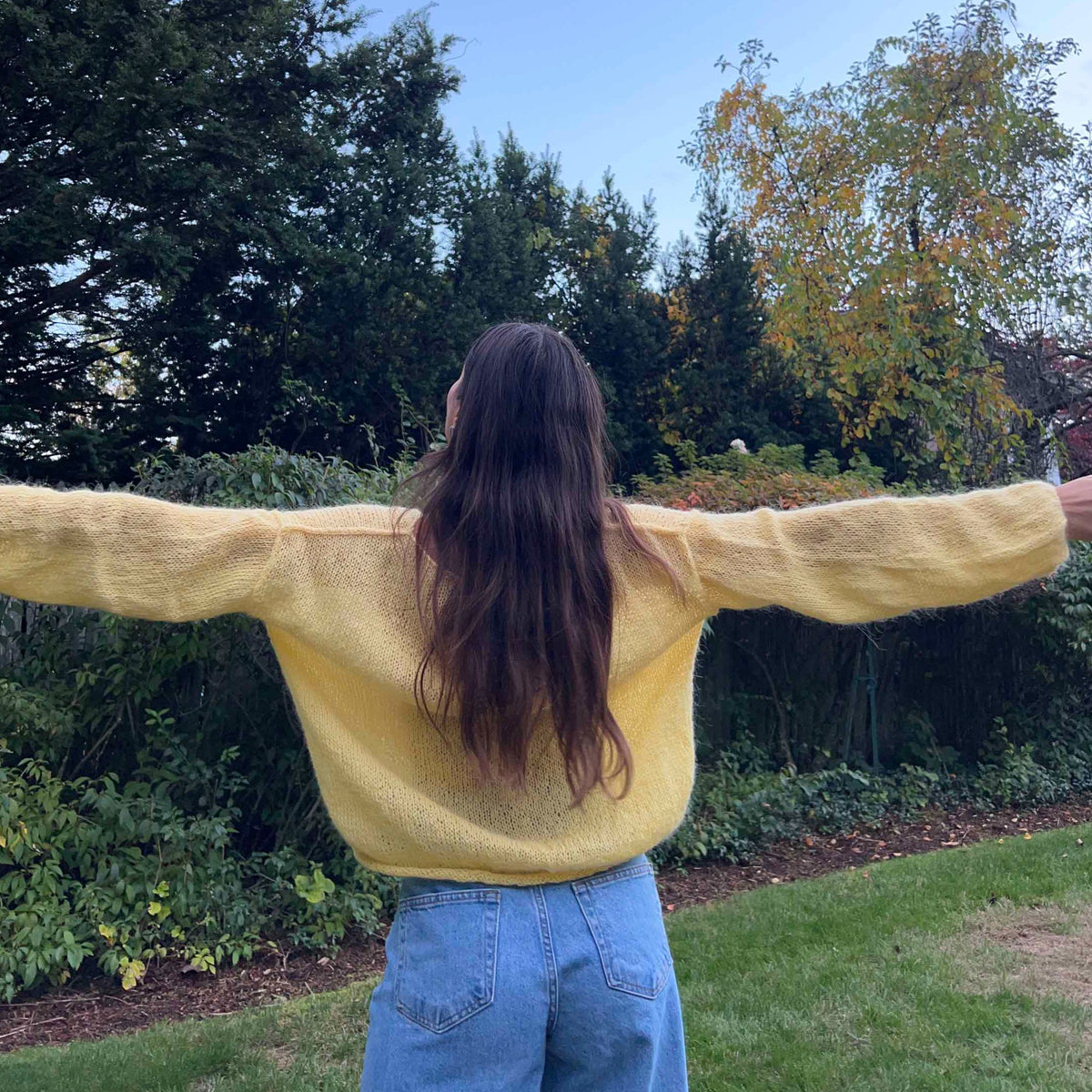 Amara Mohair Sweater - Yellow