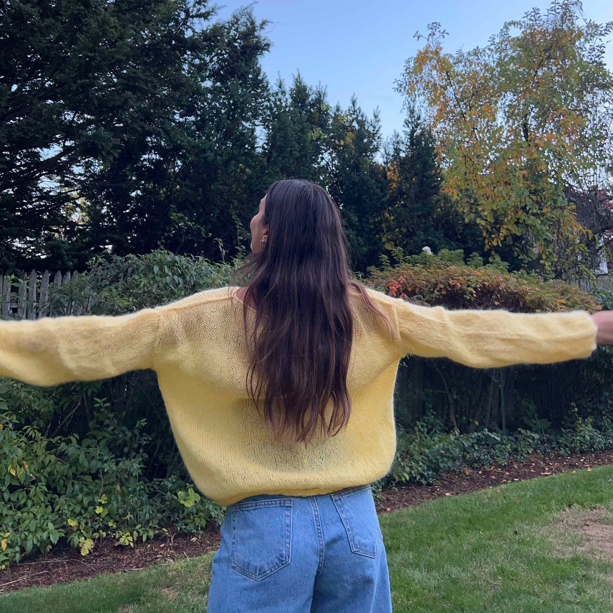 Amara Mohair Sweater - Yellow