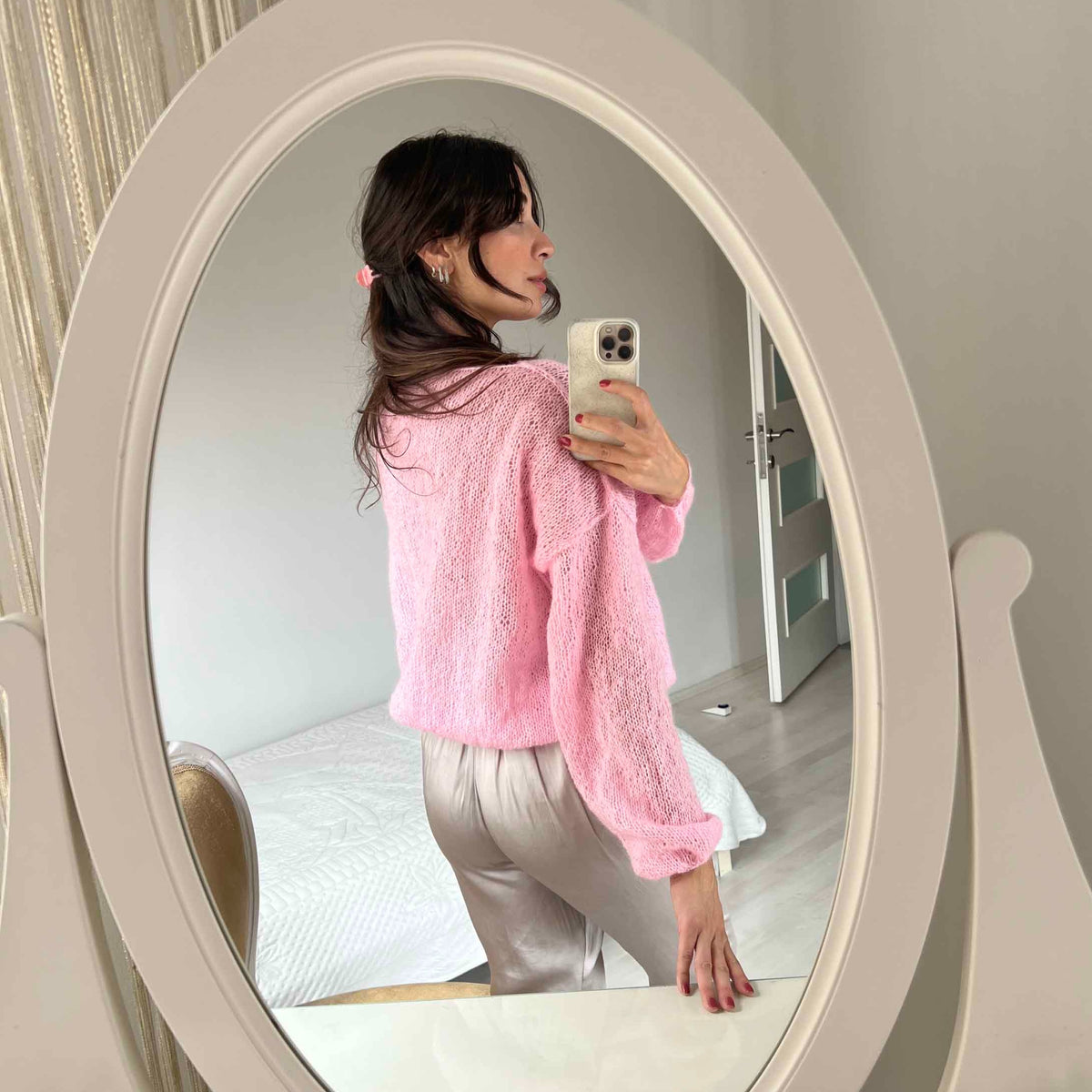 Amara Mohair Sweater - Pink